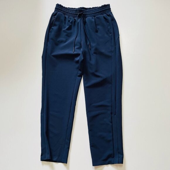 Athleta Metropolis Straight Leg Pant Athlesuire Navy Blue Stretch Zipper Ankle 4 - Picture 3 of 13